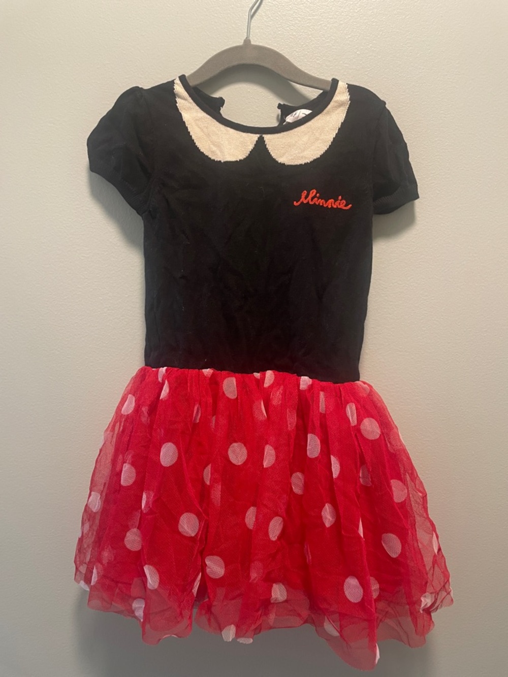 GAP Minnie Mouse Red & Black Polka Dot Halloween Dress